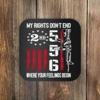 2nd Amendment Feelings America USA Patriotic Funny On Back Coaster thumb 0