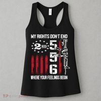 2nd Amendment Feelings America USA Patriotic Funny On Back Women's Tank Top thumb 3