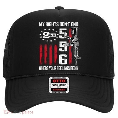 2nd Amendment Feelings America USA Patriotic Funny On Back Hat
