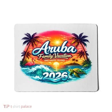 2026 Aruba Family Vacation Mousepad