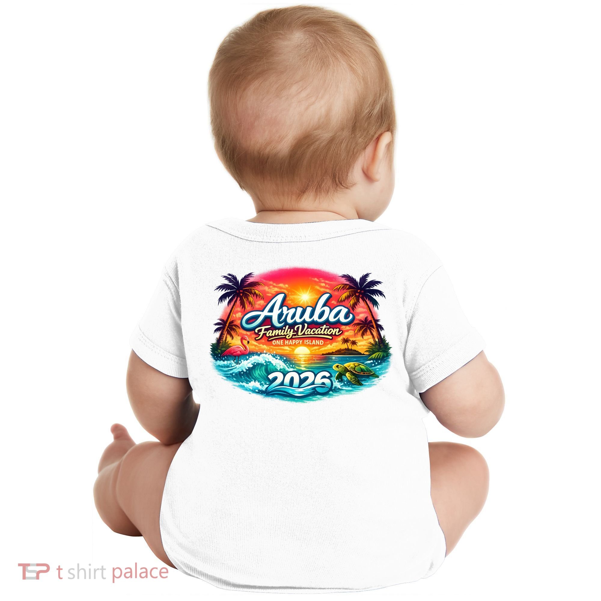 2026 Aruba Family Vacation Baby Bodysuit
