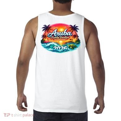 2026 Aruba Family Vacation Tank Top back