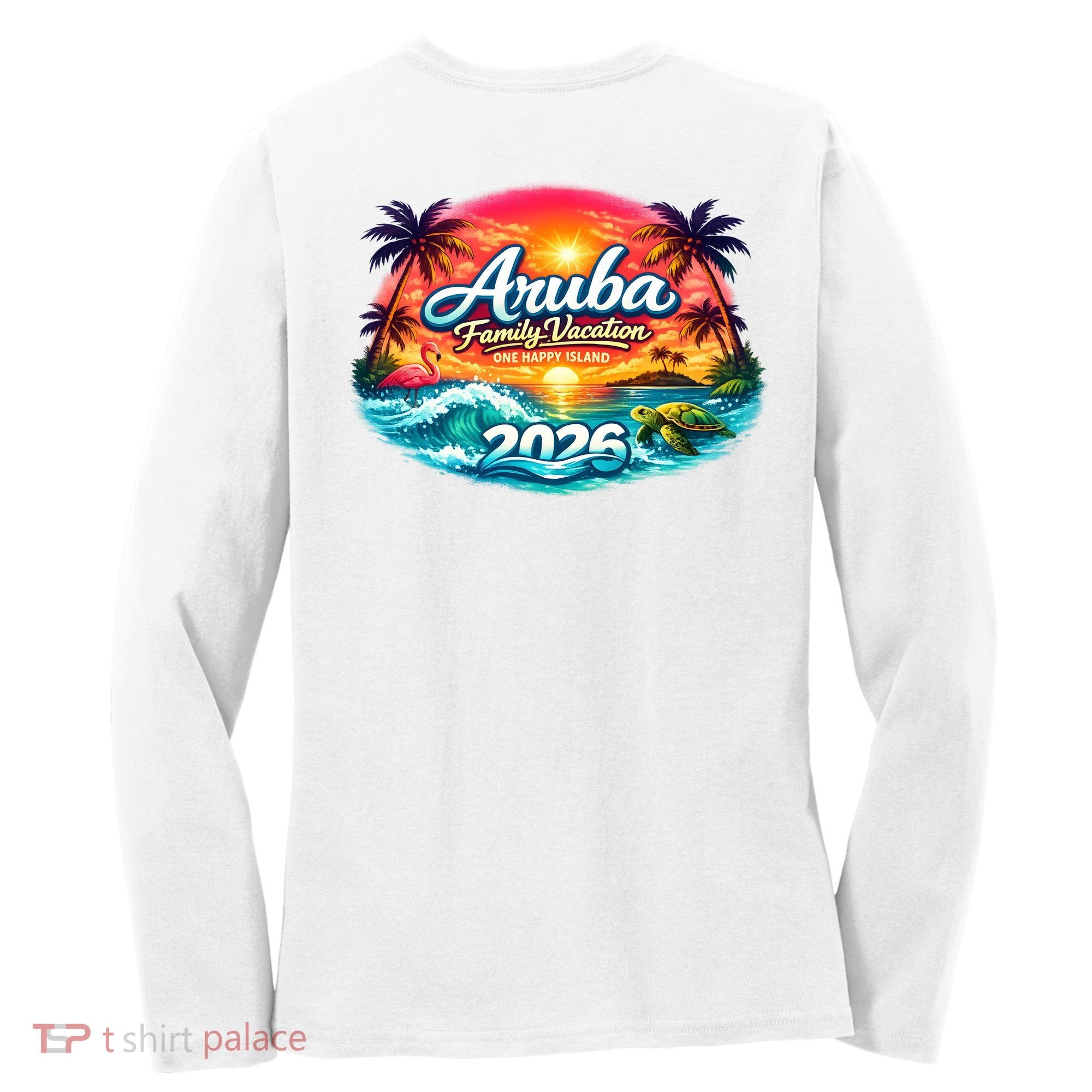 2026 Aruba Family Vacation Women's Long Sleeve Shirt