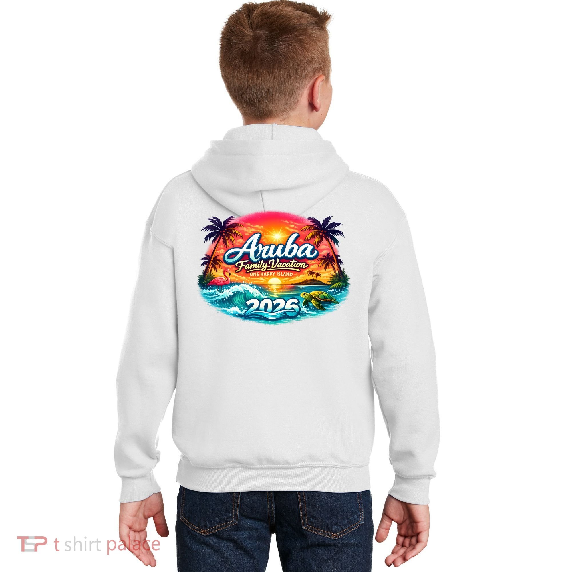 2026 Aruba Family Vacation Kids Hoodie