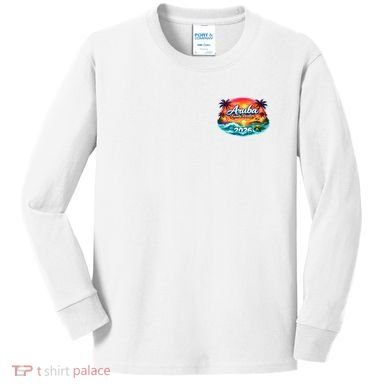 2026 Aruba Family Vacation Kids Long Sleeve Shirt