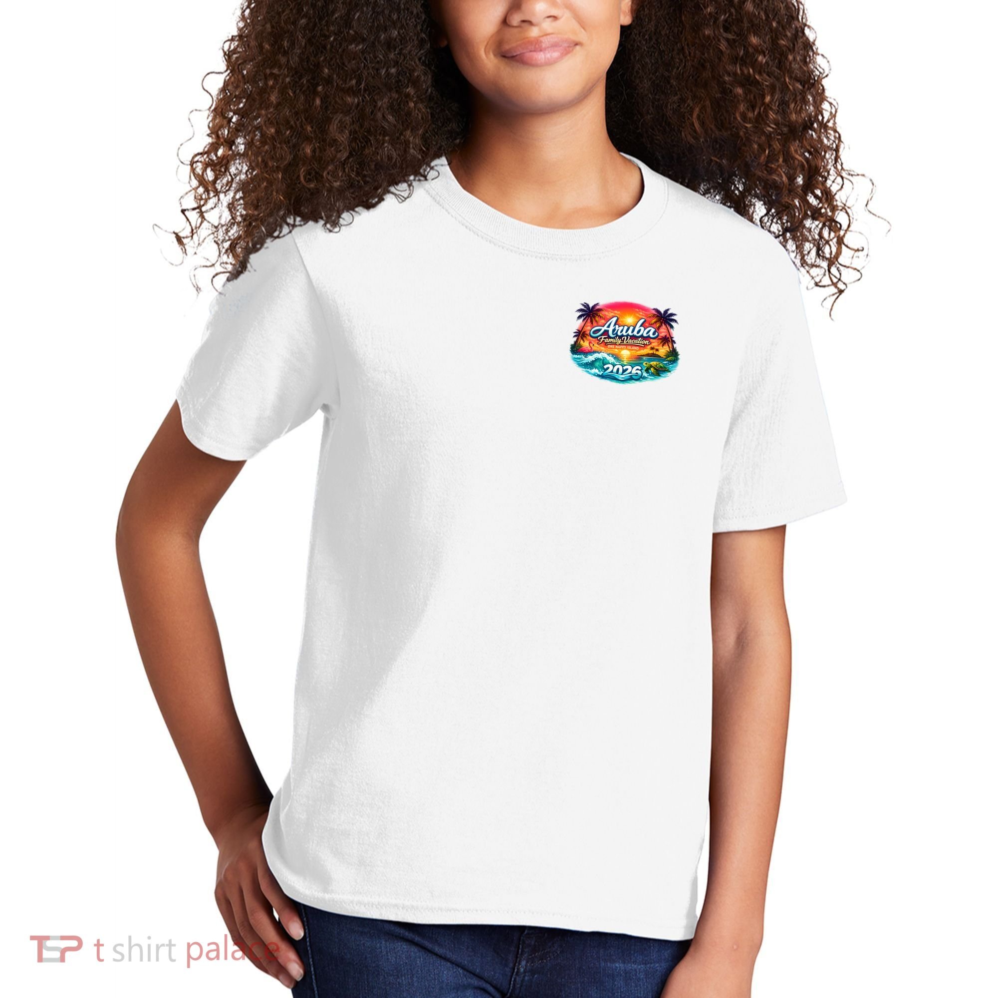 2026 Aruba Family Vacation Kids T-Shirt