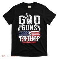 2nd Amendment God Guns And Trump T-Shirt thumb 0