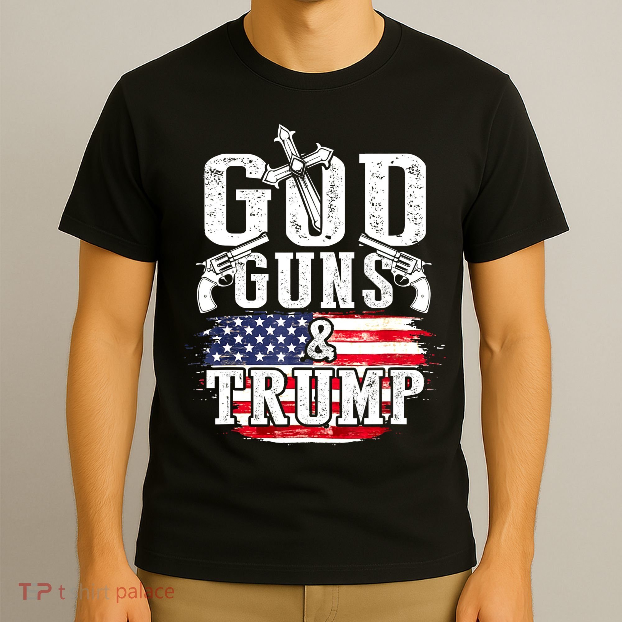 2nd Amendment God Guns And Trump T-Shirt