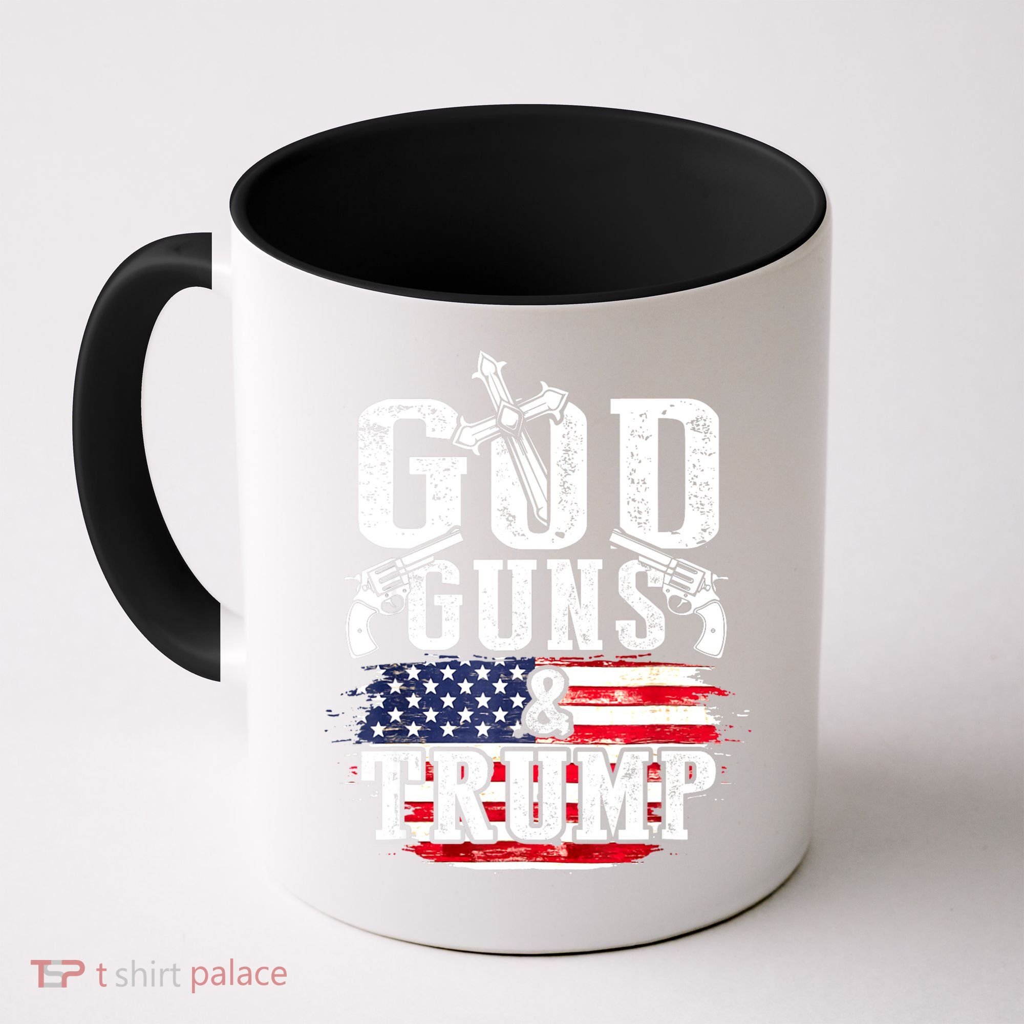 2nd Amendment God Guns And Trump Coffee Mug