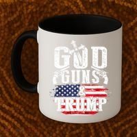 2nd Amendment God Guns And Trump Coffee Mug thumb 2
