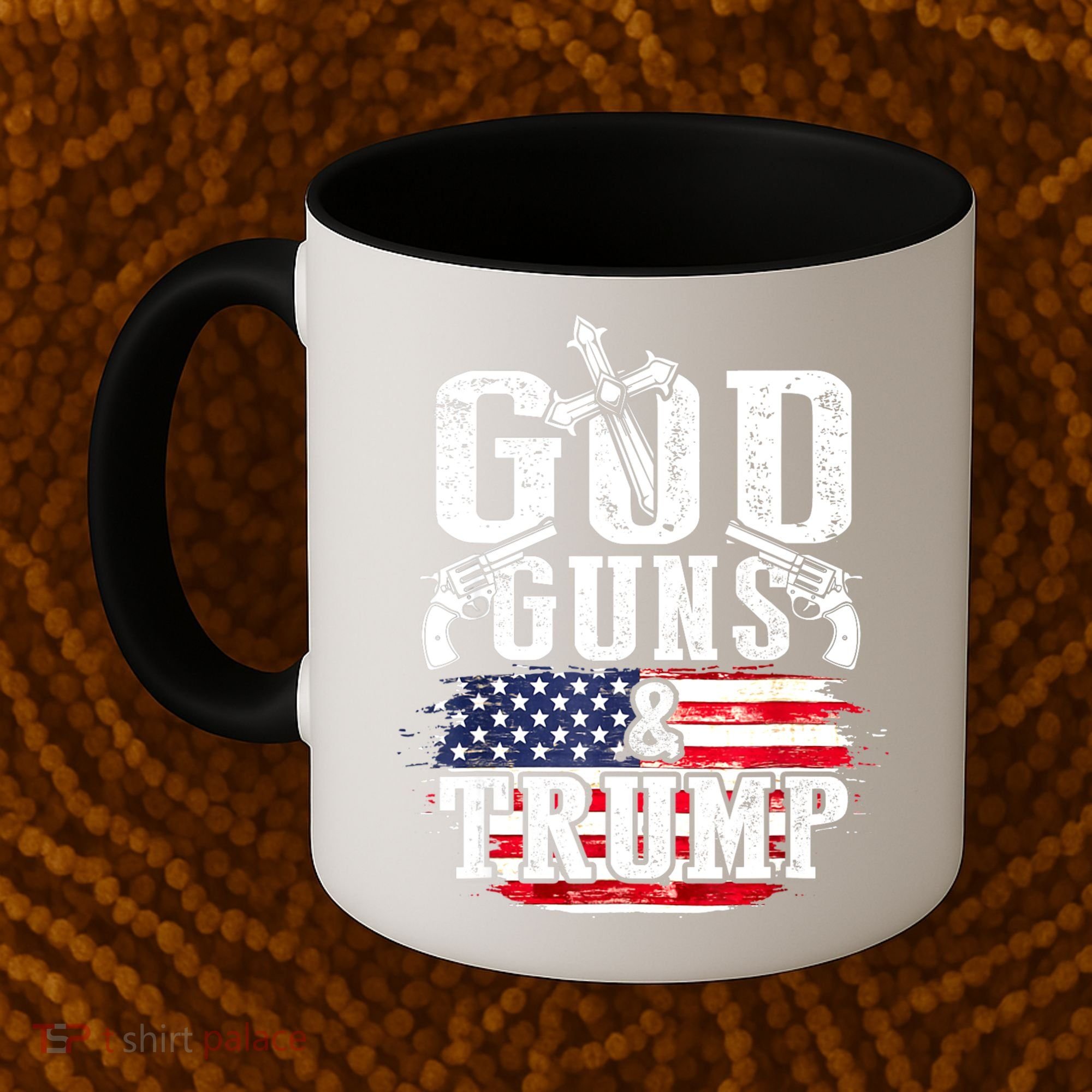 2nd Amendment God Guns And Trump Coffee Mug
