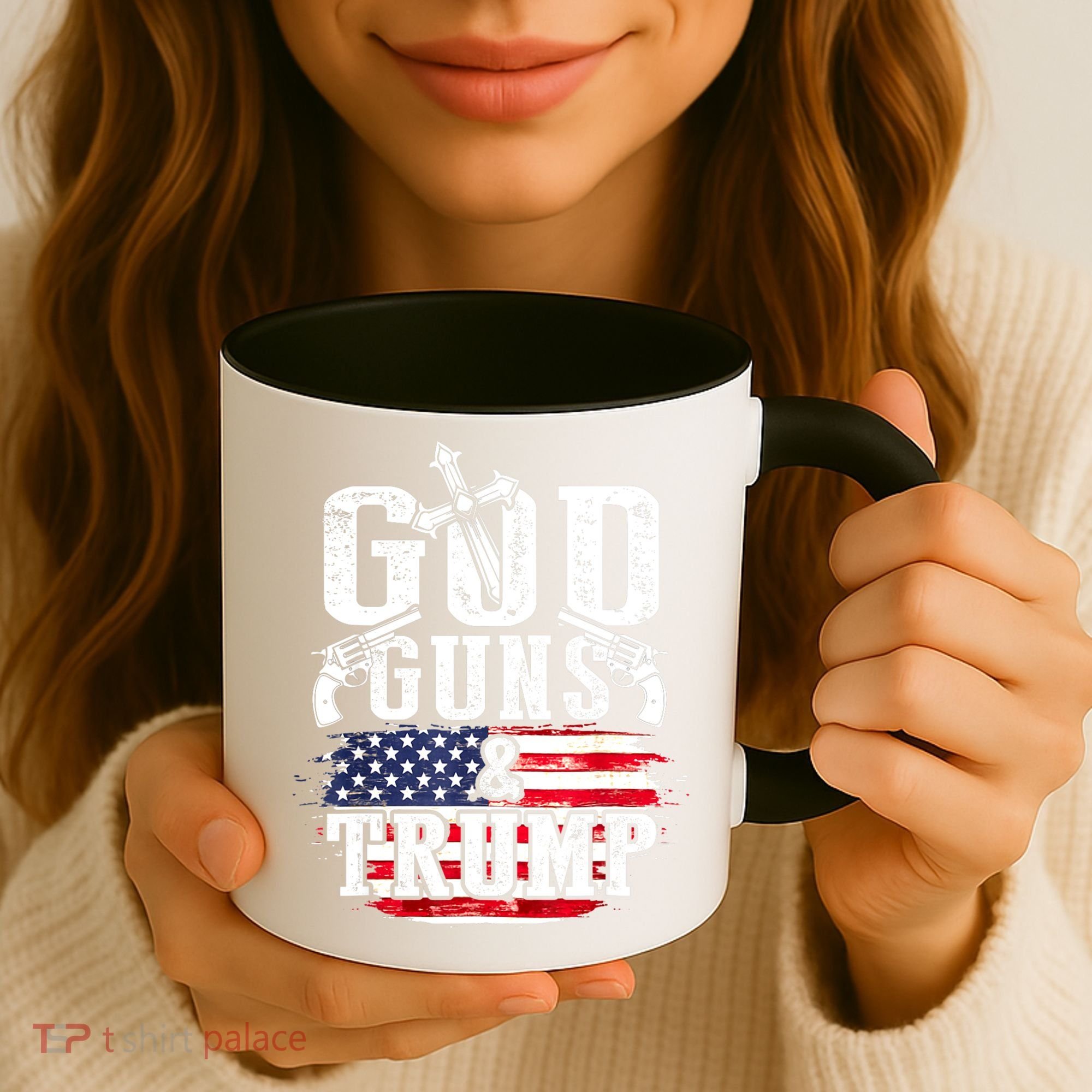 2nd Amendment God Guns And Trump Coffee Mug