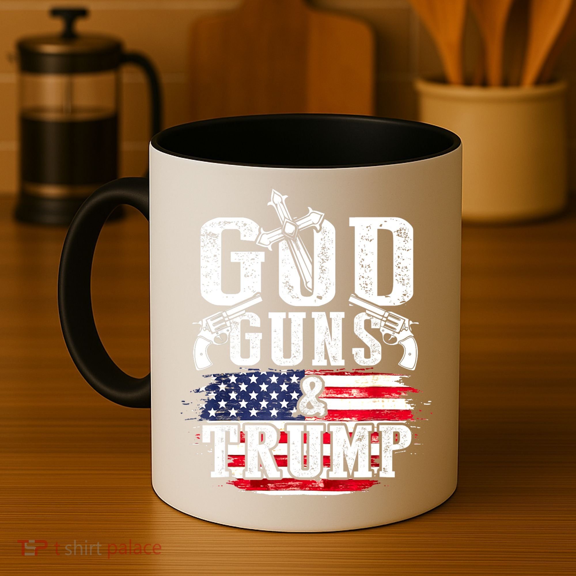 2nd Amendment God Guns And Trump Coffee Mug