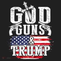 2nd Amendment God Guns And Trump Beanie thumb 2