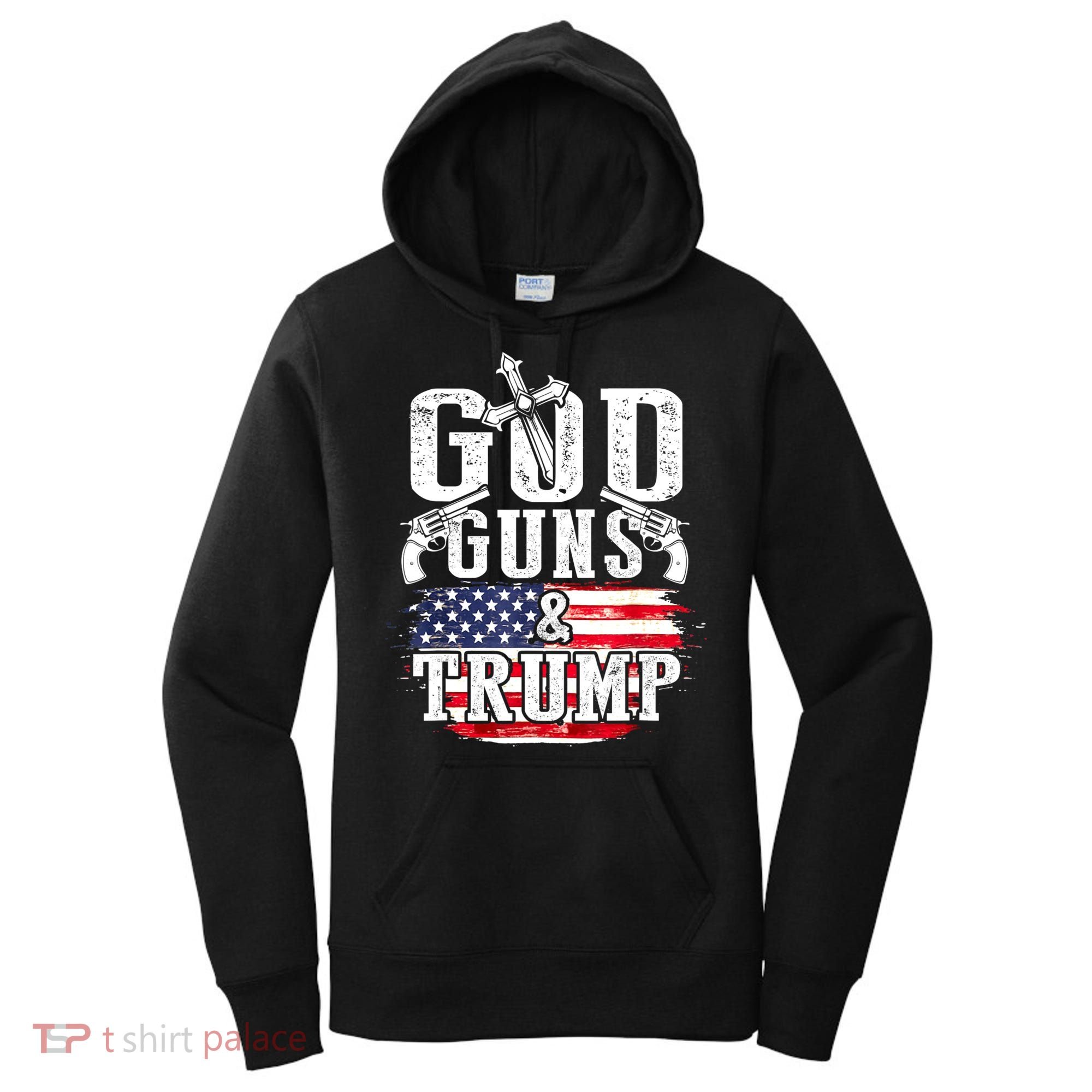 2nd Amendment God Guns And Trump Women's Hoodie
