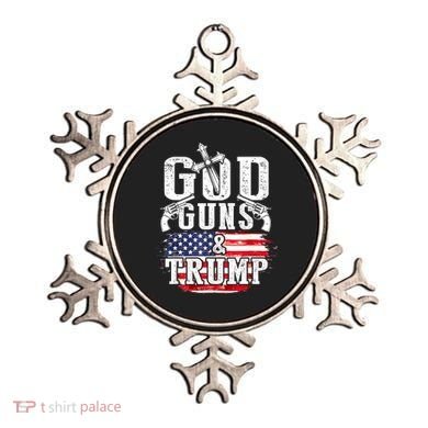 2nd Amendment God Guns And Trump Ornament