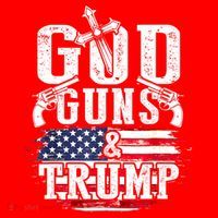 2nd Amendment God Guns And Trump Santa Hat thumb 1