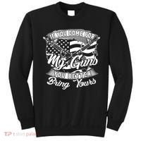 2nd Amendment If You Come For My Guns You Better Bring Yours Sweatshirt thumb 0