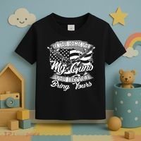 2nd Amendment If You Come For My Guns You Better Bring Yours Toddler T-Shirt thumb 3