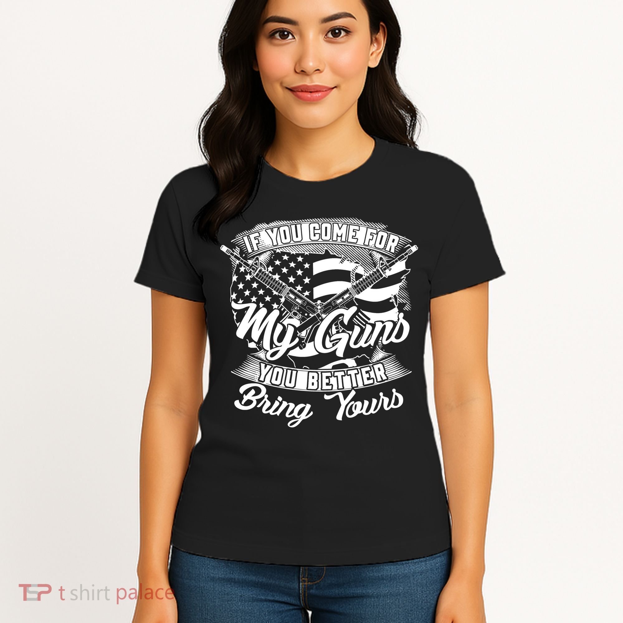 2nd Amendment If You Come For My Guns You Better Bring Yours Women's T-Shirt