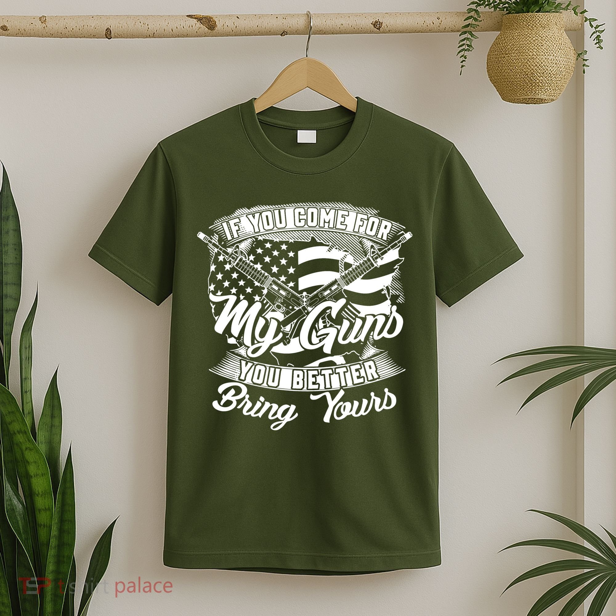 2nd Amendment If You Come For My Guns You Better Bring Yours T-Shirt