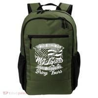 2nd Amendment If You Come For My Guns You Better Bring Yours Backpack thumb 0