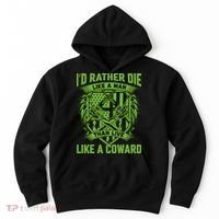 2nd Amendment I'd Rather Die Like A Man Than Live Like A Coward Hoodie thumb 0