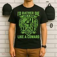 2nd Amendment I'd Rather Die Like A Man Than Live Like A Coward T-Shirt thumb 6
