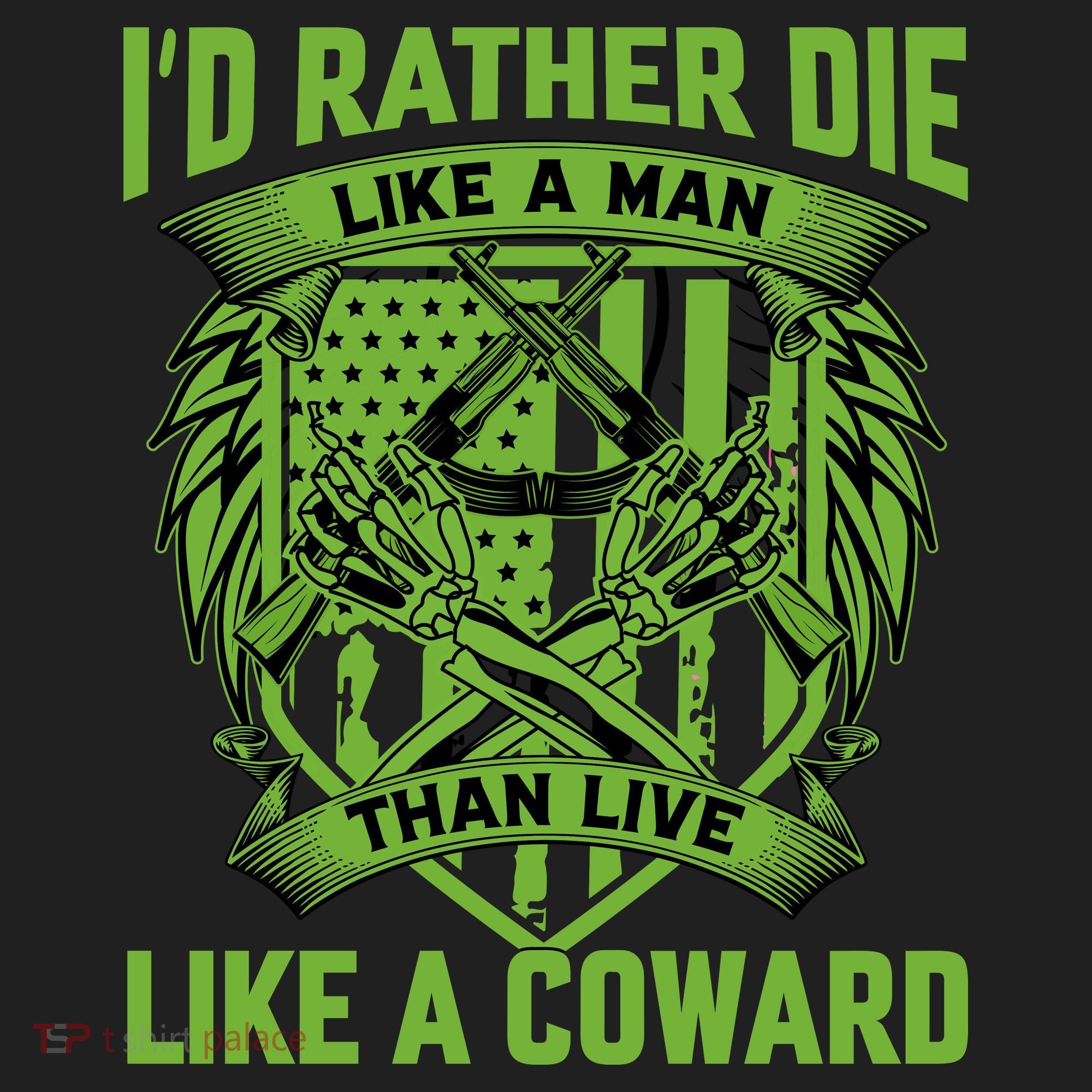 2nd Amendment I'd Rather Die Like A Man Than Live Like A Coward Beanie