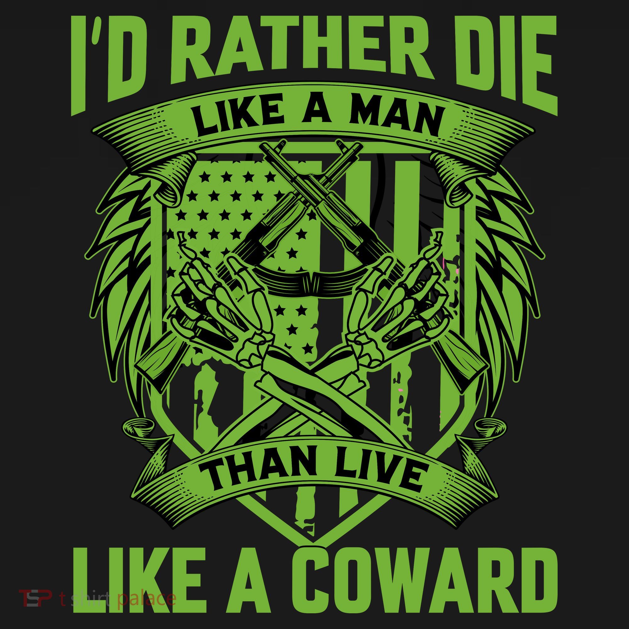 2nd Amendment I'd Rather Die Like A Man Than Live Like A Coward Mousepad