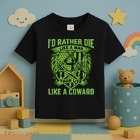 2nd Amendment I'd Rather Die Like A Man Than Live Like A Coward Toddler T-Shirt thumb 3