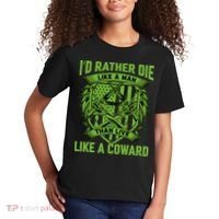 2nd Amendment I'd Rather Die Like A Man Than Live Like A Coward Kids T-Shirt thumb 2
