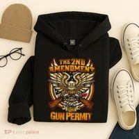 2nd Amendment Is My Gun Permit Hoodie thumb 4