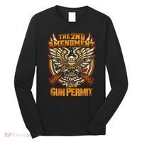 2nd Amendment Is My Gun Permit Long Sleeve Shirt thumb 0