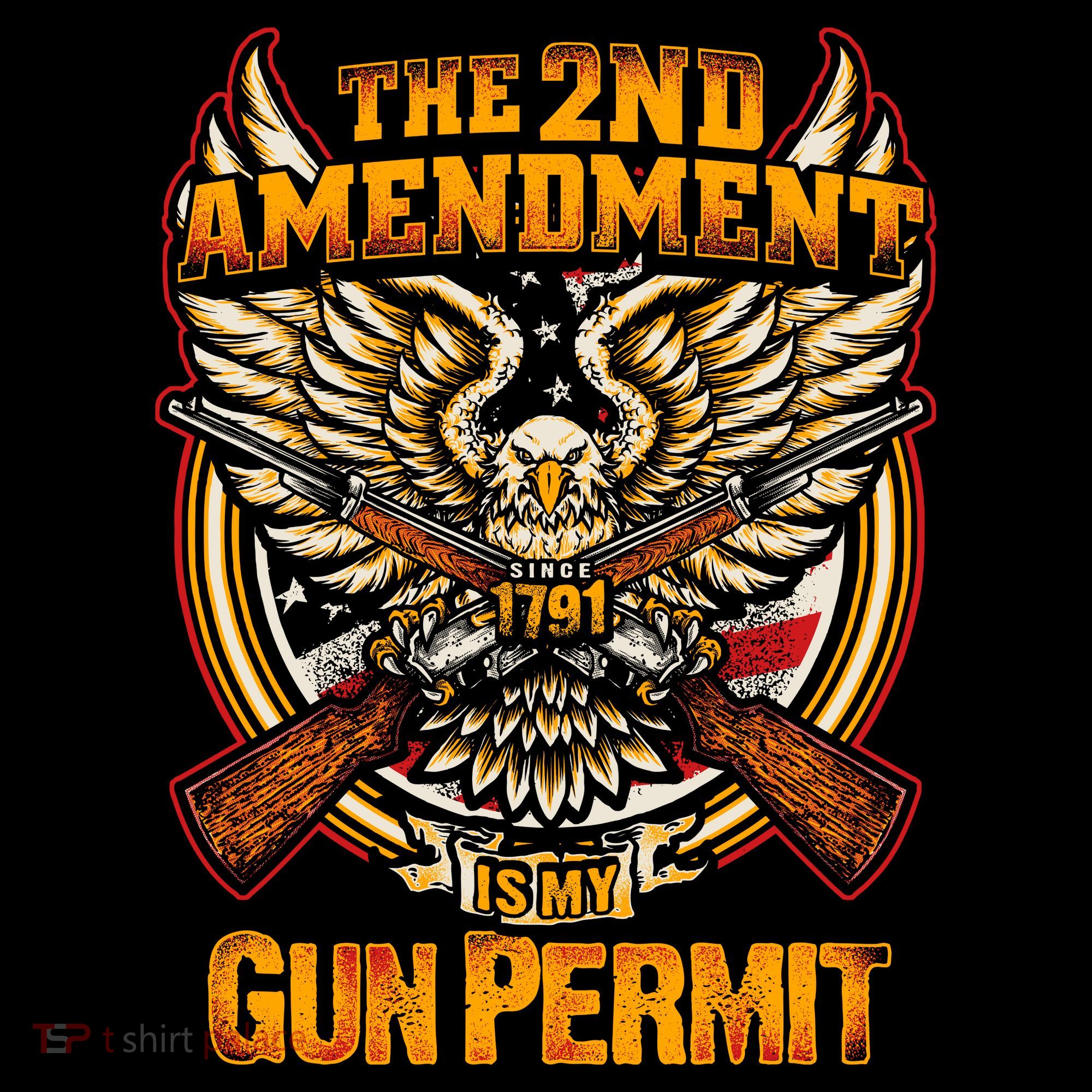 2nd Amendment Is My Gun Permit Long Sleeve Shirt