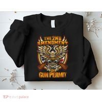 2nd Amendment Is My Gun Permit Sweatshirt thumb 2