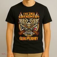 2nd Amendment Is My Gun Permit T-Shirt thumb 3
