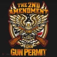 2nd Amendment Is My Gun Permit Mousepad thumb 1