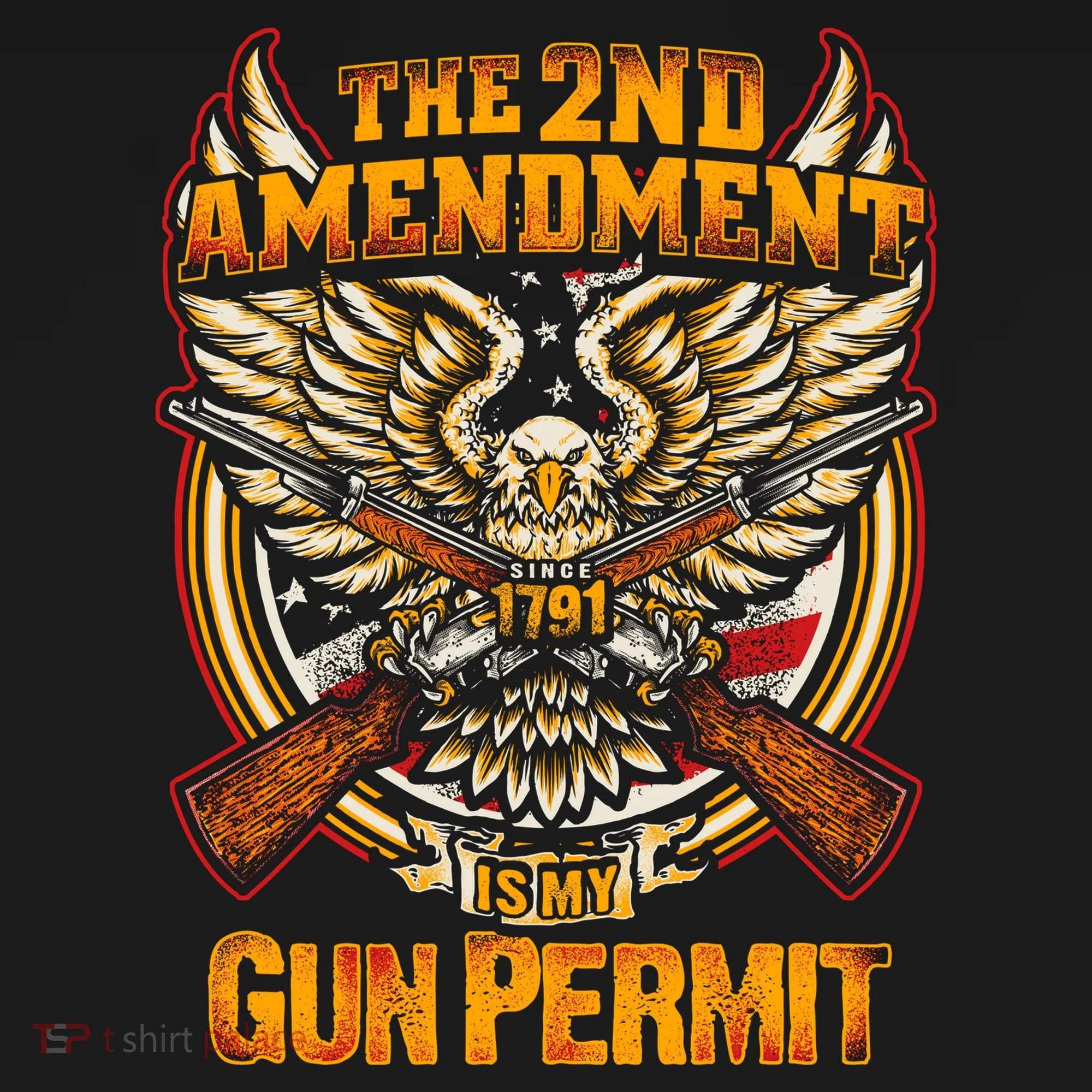 2nd Amendment Is My Gun Permit Mousepad