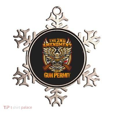 2nd Amendment Is My Gun Permit Ornament
