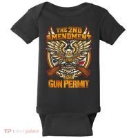 2nd Amendment Is My Gun Permit Baby Bodysuit thumb 0
