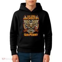 2nd Amendment Is My Gun Permit Kids Hoodie thumb 4