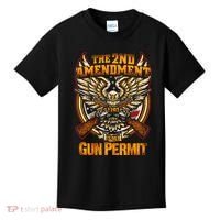 2nd Amendment Is My Gun Permit Kids T-Shirt thumb 0