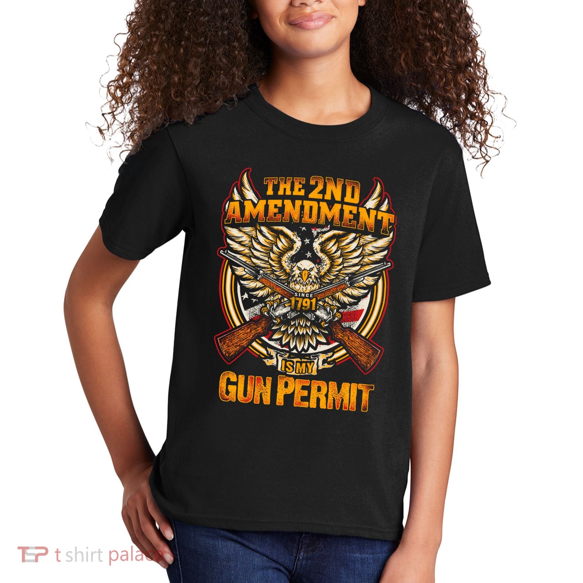 2nd Amendment Is My Gun Permit Kids T-Shirt