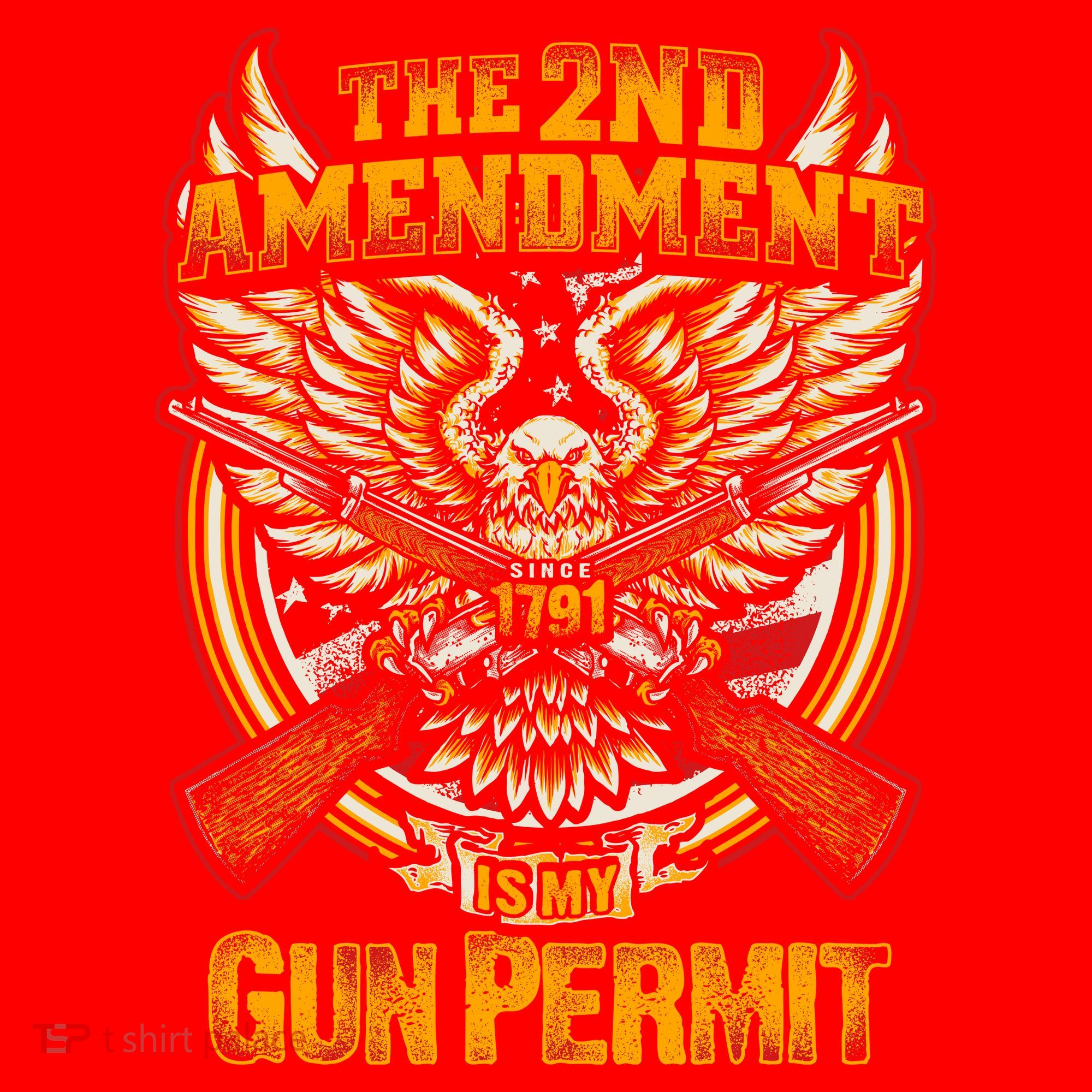 2nd Amendment Is My Gun Permit Santa Hat