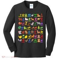 28 Arabic letters of the Arabic alphabet teacher Kids Long Sleeve Shirt thumb 0