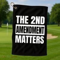 2nd Amendment Matters Golf Towel thumb 1