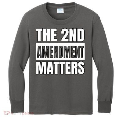 2nd Amendment Matters Kids Long Sleeve Shirt