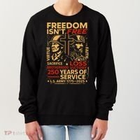 250th Anniversary Military Memorial Day 250 Years Women's Sweatshirt thumb 0