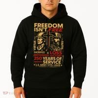 250th Anniversary Military Memorial Day 250 Years Hoodie thumb 2